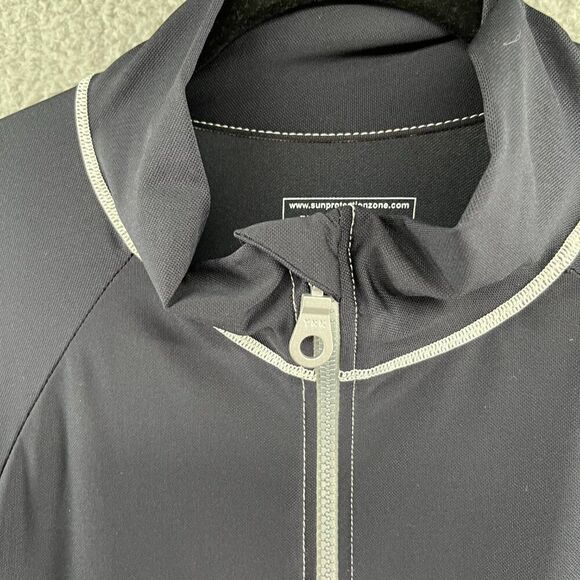 DuckSkinz UV + H2O Armor by SPZ Black Lightweight Zip-Front Jacket Men's XL - Picture 5 of 11